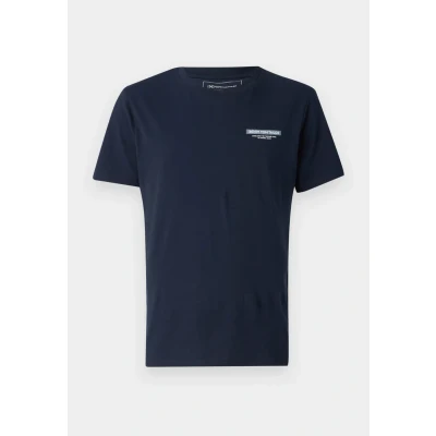 Abbildung von TOM Tailor Denim Printed Tshirt print, Herren, Größe: XL, Nautical navy