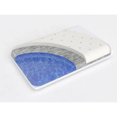 Abbildung von Mediflow Das Original 5008 50x70cm Wasserkissen mit Viskoschaum, Weiß, Single, 1 Stück (1er Pack)
