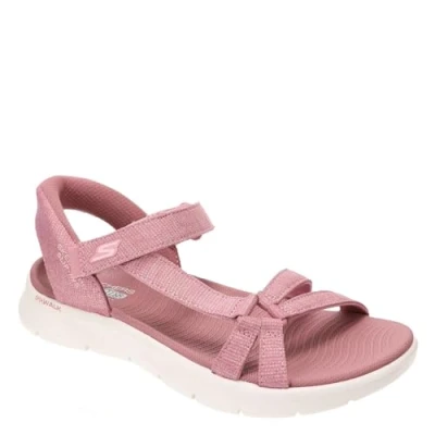 Abbildung von Skechers GO WALK FLEX Riemensandalette, Damen, Größe: 40, Mauve Schuhe