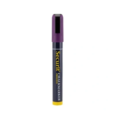 Abbildung von Securit Flüssigkreide Marker, Schriftbreite 2 6 mm, Keilspitze violett