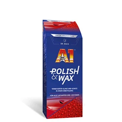 Abbildung von DR. WACK A1 Polish &amp; Wax 250 ml Autopolitur Autowachs in einem Zuverlässige Kratzer Entfernung Verbesserter Schutz Glanz für alle Lackarten Hochwertige Autopflege
