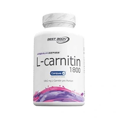 Abbildung von Best Body Nutrition L Carnitin 1800 Kapseln Carnipure Vegan, 1er Pack (1 x 93 g)