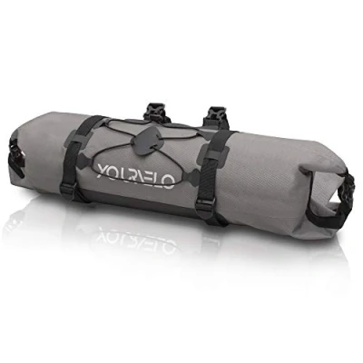 Abbildung von YourVelo Fahrrad Lenkertasche 9L Volumen 100% Wasserdicht 340 Gramm Fahrradtasche Lenker Fronttasche Vorne Bikepacking