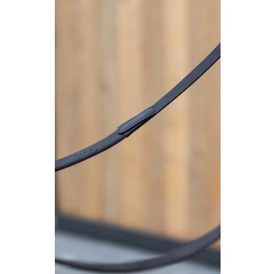 Abbildung von LeMieux Kudos Zügel Kris Extreme Rubber Braun Vollblut