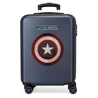 Abbildung von Marvel Avengers Captain America Kabinenkoffer Blau 38x55x20 cms Hartschalen ABS Kombinationsschloss 34L 2,6Kgs 4 Doppelräder Handgepäck
