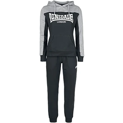 Abbildung von Lonsdale Lurgan Jogginghose, Damen, Größe: XL, Black/grey