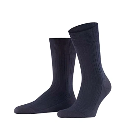 Abbildung von Falke Bristol PURE Business &amp; Casual Socken, Herren, Größe: 43 44, Dark navy