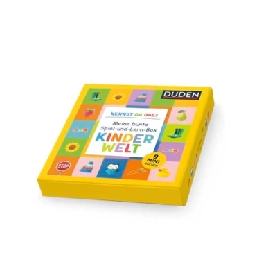 Abbildung von Duden 12+ Kennst du das? Meine bunte Spiel und Lernbox: Kinderwelt: 9 Mini Bücher in einer Box