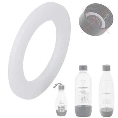 Abbildung von 1x Dichtung O Ring Ersatz für Deckeldichtung der PET Flaschen/Kunsttofflaschen vom Wassersprudler kompatibel mit Sodastream D57 von Snapworld Kaffee
