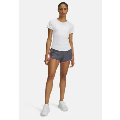 Abbildung von Under Armour FLY kurze Sporthose, Damen, Größe: Large, Castlerock
