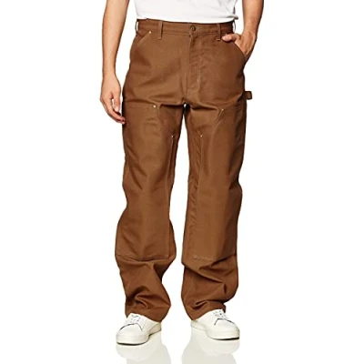 Abbildung von Carhartt Arbeitshosen Hosen Duck Double Front Logg B01, braun, W38L32