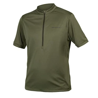Abbildung von Endura Hummvee Ray II Kurzarm Jersey für Herren, Olivgrün, XXL