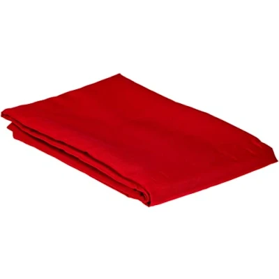 Abbildung von Soleil d&#039;ocre Nappe Antitache Rechteck 160x270 cm Alix Rot, Polyester