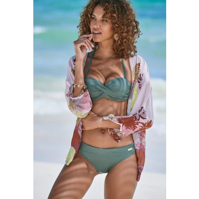Abbildung von Lascana Bikinitop, Damen, Größe: 34xC, Olive