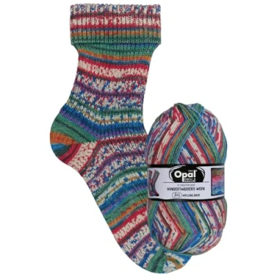Abbildung von Opal Nach Hundertwasser Auflage 4053 807 (425m) 4 Lagig Langlebig Socke Garn 1x100g