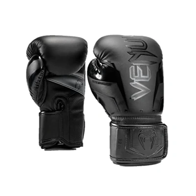 Abbildung von Venum Elite Evo Boxhandschuhe Schwarz/Schwarz 10 Oz