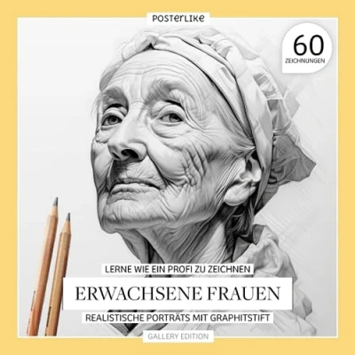 Abbildung von Lerne wie ein Profi zu Zeichnen Erwachsene Frauen: Realistische Porträts mit Graphitstift (Kunst in deinen Händen: und Farbe realistischen Porträts)