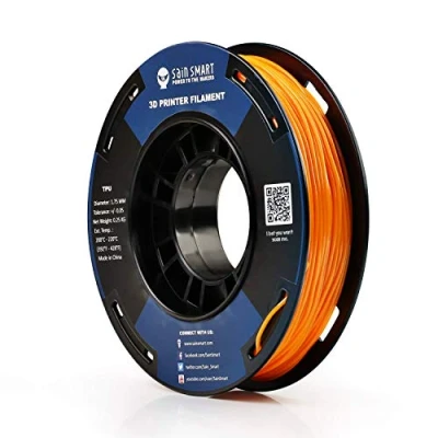 Abbildung von SainSmart flexibles TPU 3D Druck Filament, 1,75 mm, 250 g, Maßgenauigkeit +/ 0,05 Mango
