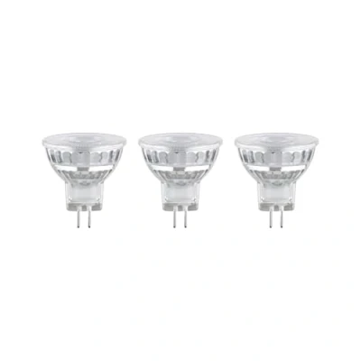 Abbildung von Paulmann 28977 Standard 12V LED Reflektor GU4 3er Pack 3x1,8W 3x184lm 35mm Silber Glas 2700K Warmweiß Leuchtmittel
