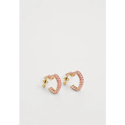 Abbildung von Swarovski Matrix HOOP Ohrringe, Damen, Größe: One Size, Pink