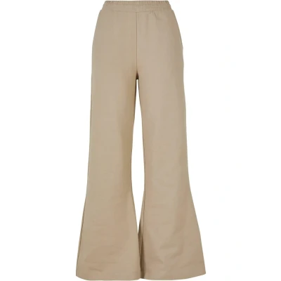 Abbildung von Urban Classics Organic Ultra WIDE Jogginghose, Damen, Größe: XS, Wetsand