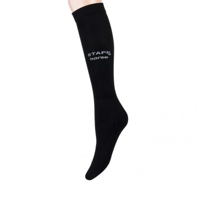 Abbildung von Stapp Horse Reitsocken Ultra Fine 3er Pack SchwarzVerkauft von Agradi