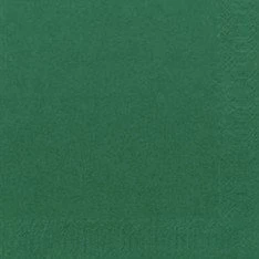 Abbildung von Duni Servietten, 3 lagig, 24 cm, dunkelgrün, Papier, 15 x 12 cm