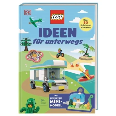 Abbildung von LEGO® Ideen Für unterwegs: Über 50 Spiele und Bauideen. Buch mit Bauanleitung Steinen ein exklusives Mini Modell. Kinder ab 6 Jahren