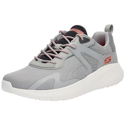 Abbildung von Skechers Herren Bobs Squad Chaos Elevated Drift Platform, Graues Synthetisches Multi Mesh, 45 EU