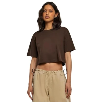 Abbildung von Urban Classics Tshirt basic, Damen, Größe: 3XL, Brown