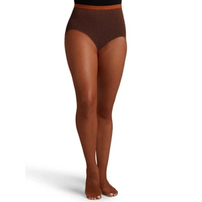 Abbildung von Capezio Damen Professional Fishnet Seamless Tight Strumpfhose, Toffee, XL EU
