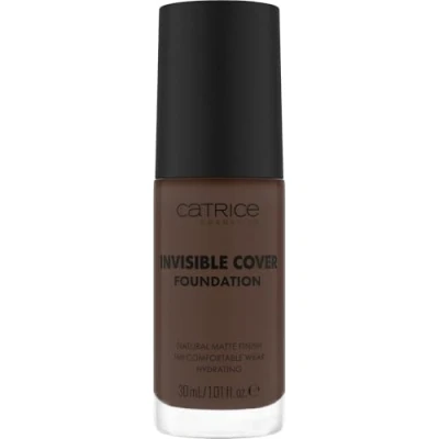 Abbildung von Catrice Invisible Cover Foundation, Nr. 070N, Nude, feuchtigkeitsspendend, langanhaltend, natürlich, für trockene Haut, vegan, ölfrei, ohne Parabene, Mikroplastikpartikel, 1er Pack (30ml)