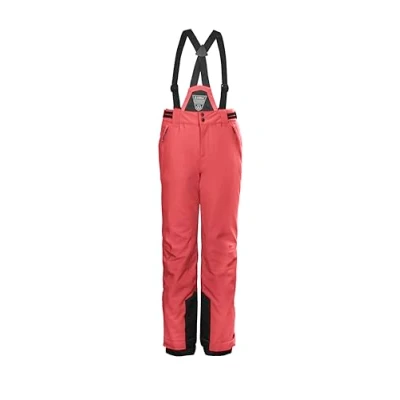 Abbildung von killtec Mädchen Skihose/Funktionshose mit abzippbarem Latz, Schneefang und Kantenschutz KSW 77 GRLS SKI PNTS, neon Coral, 152, 37258 000