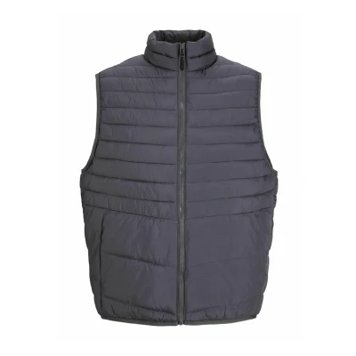 Abbildung von Jack &amp; Jones Jjestate Packable Collar Weste, Herren, Größe: Small, Asphalt