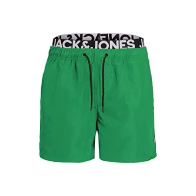 Abbildung von JACK &amp; JONES Herren JPSTARUBA JJSWIMSHORTS AKM DB WB, Jelly Bean, M