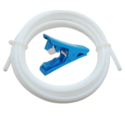 Abbildung von 3D Drucker Teflon Schlauch für Düse, CESFONJER 8 Meter PTFE 1,75 mm Filament ID 2 OD 4 TL Feeder Hotend Reprap Rostock Bowden Extruder + Leitung Rohrschneider