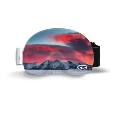 Abbildung von Soggle Skibrillen Schutz Überzug aus Mikrofaser (one Size), Farbe:Pictures red Sky