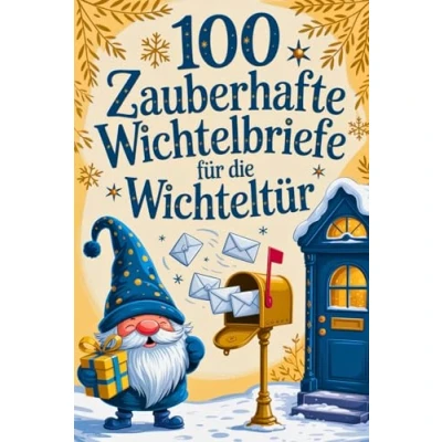 Abbildung von 100 zauberhafte Wichtelbriefe für die Wichteltür: Wichtel Zubehör Weihnachten mit fertige Briefe, Vorlagen, Ausmalbilder und Rezepte Weihnachtszeit