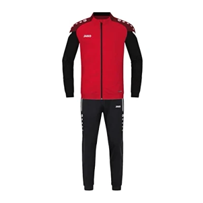 Abbildung von JAKO Kinder Trainingsanzug Polyester Performance, Rot/Schwarz, 164