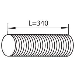 Abbildung von DINEX 82140 Abgasrohr 295 mitte 132,3 Euro 5