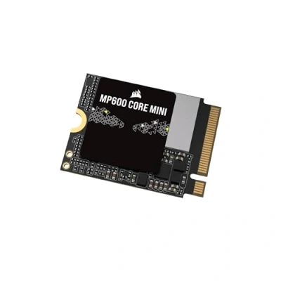 Abbildung von Corsair MP600 CORE Mini 2TB M.2 NVMe PCIe x4 Gen4 2 SSD 2230 Bis zu 5.000 MB/s Sequentielles Lesen High Density QLC NAND Für Steam Deck, ASUS ROG Ally, Microsoft Surface Pro Schwarz