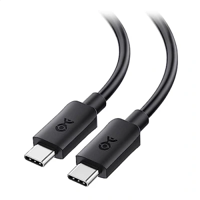 Abbildung von Cable Matters Long USB C Monitor 2,5m mit 4K 60Hz Videoauflösung, 240W Power Delivery und 5Gbps 3.1 Gen 1 Datentransfer Kompatibel Apple Vision Pro, Meta Quest 3