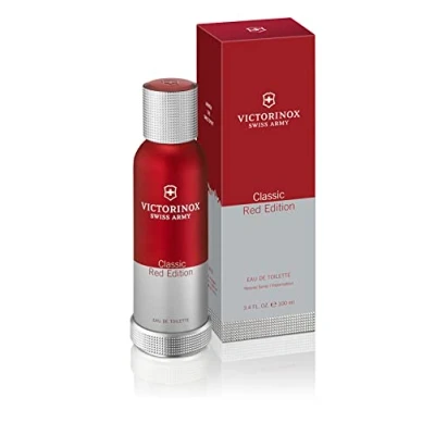 Abbildung von VICTORINOX Swiss Army Classic Red Edition, Eau de Toilette Herren, Parfüm mit Beeren und Lavendel, Dynamisch aromatisch, Vegan, 100 ml, V0001247