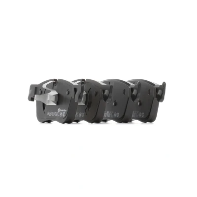Abbildung von BREMBO P 61 127 Bremsbelagsatz PRIME LINE Ring für Verschleißwarnanzeiger vorbereitet mit Kolbenclip ohne Zubehör CITROËN: C4 Grand Picasso 2
