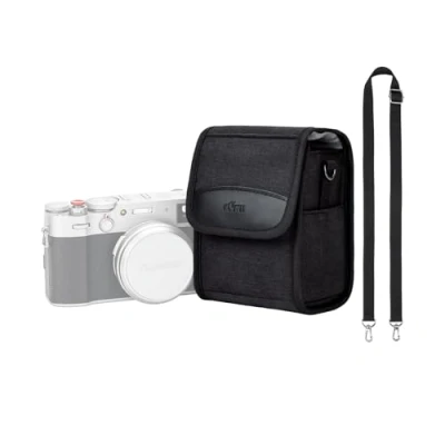 Abbildung von KIWIFOTOS Kompakte Digitalkameratasche Brustbeutel für Leica SOFORT 2, Fuji X100VI X100V X100 Serie, Alpha A6700 A6600 A6000 + 16 50mm Objektiv, Z30/Z50 Objektiv 15 x 9 9cm