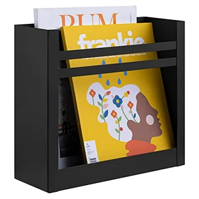 Abbildung von Navaris Zeitungshalter Wand Halterung für Zeitungen 30x27x11cm Ablage Zeitschriften Broschüren Briefe Flyer Wandmontage Ablagefächer
