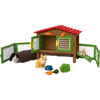 Abbildung von Schleich® Spielwelt »FARM WORLD, Kaninchenstall (42728)«, Made in Europe