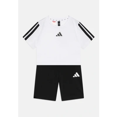 Abbildung von adidas Performance Train Essentials Junior Unisex SET kurze Sporthose für Kinder, Größe: 152, White/black