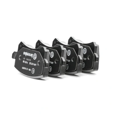 Abbildung von BREMBO P 85 108 Bremsbelagsatz exkl. Verschleißwarnkontakt mit Bremssattelschrauben Zubehör VOLKSWAGEN: CC, Passat B7 Saloon, Variant
