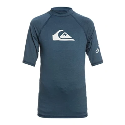 Abbildung von Quiksilver ALL TIME SS Youth Tshirt print für Kinder, Größe: 140, Navy blazer heather